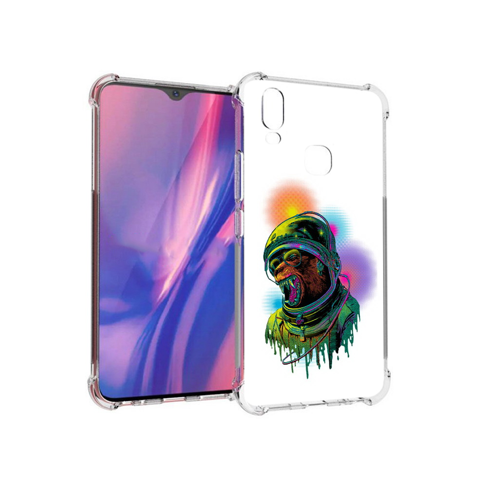 

Чехол MyPads Tocco для Vivo Y11 медведь космонавт (PT144890.422.466), Прозрачный, Tocco