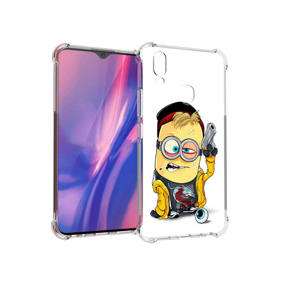 

Чехол MyPads Tocco для Vivo Y11 миньон бандит (PT144890.422.475), Прозрачный, Tocco