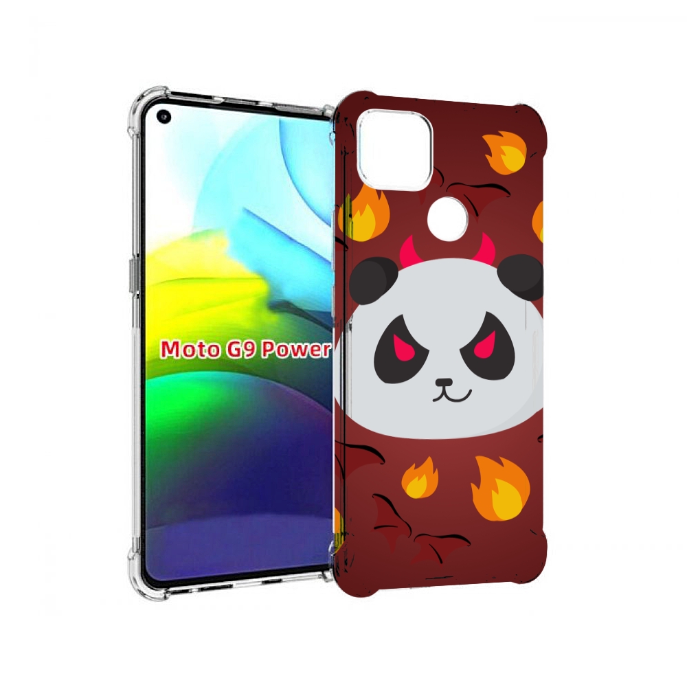 

Чехол MyPads огненная-панда для Motorola Moto G9 Power, Прозрачный, Tocco
