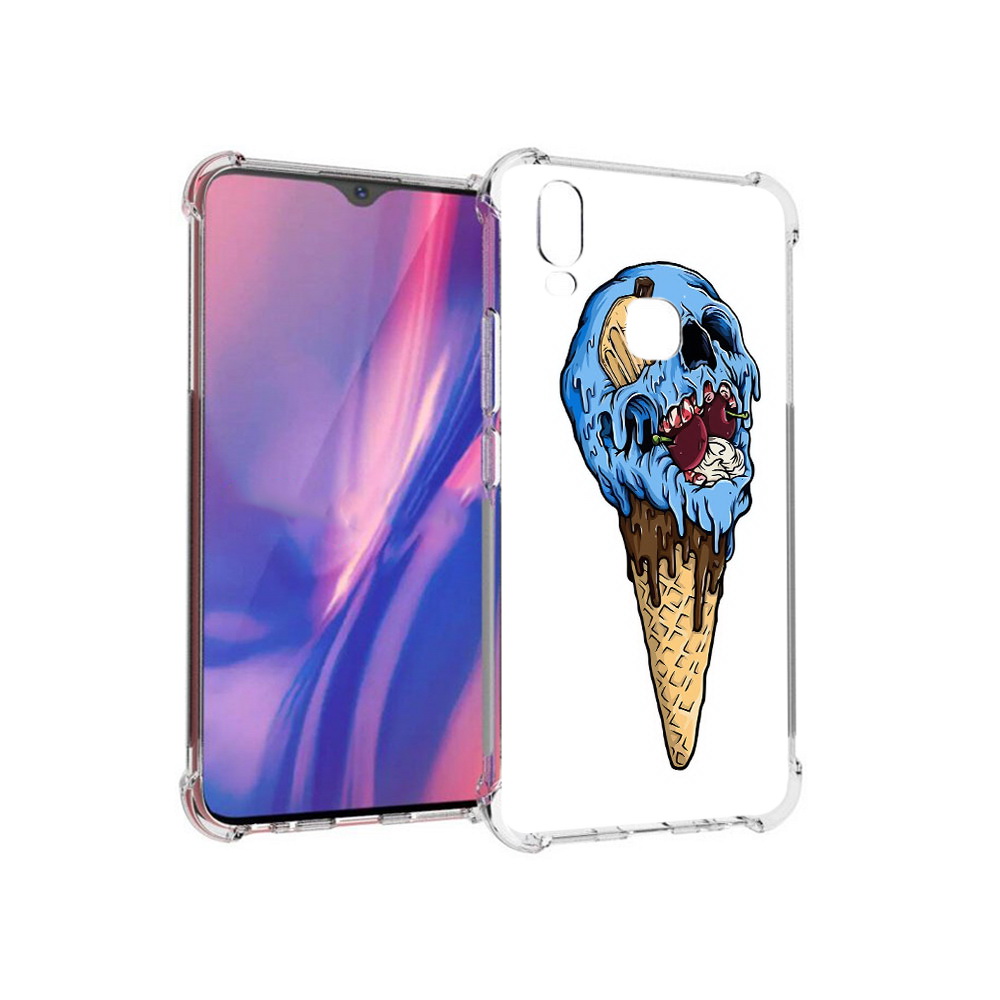 

Чехол MyPads Tocco для Vivo Y11 мороженное череп (PT144890.422.484), Прозрачный, Tocco
