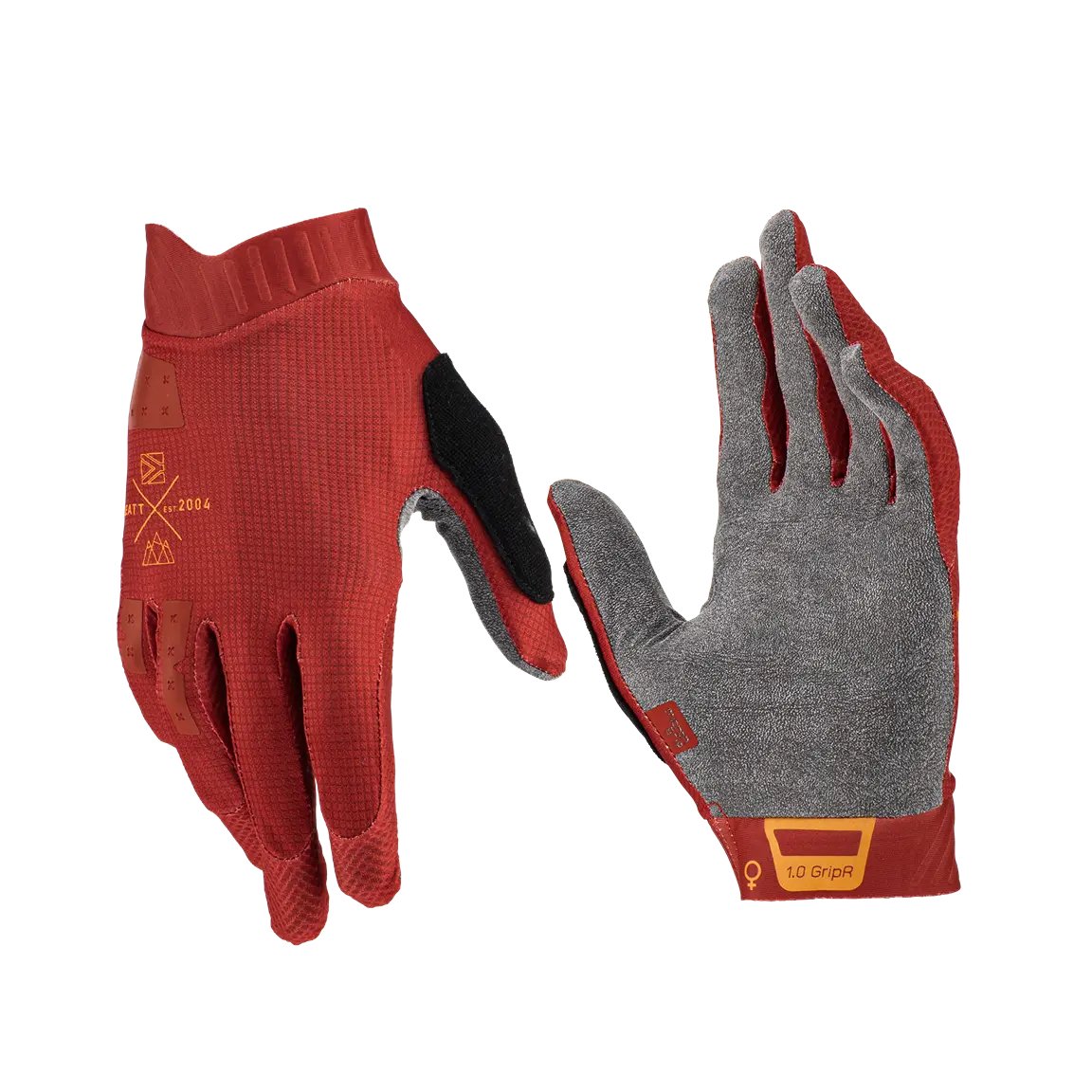 Велоперчатки женские Leatt MTB 1.0W GripR Glove, Lava, M, 2023 (6023046452)