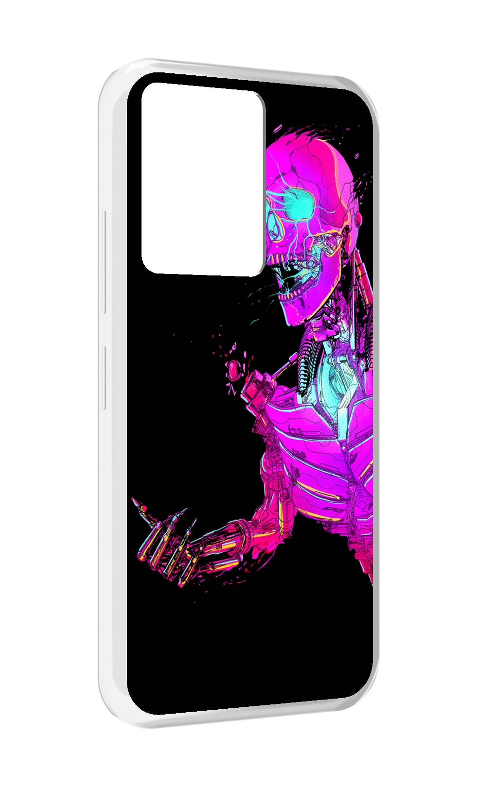 

Чехол MyPads скелет-робот-фиолетовый для Infinix Note 12 5G X671 / Note 12 Pro 5G, Прозрачный, Tocco