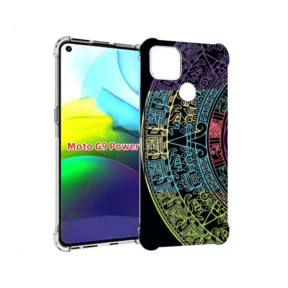 

Чехол MyPads орнамент полукруга для Motorola Moto G9 Power, Прозрачный, Tocco
