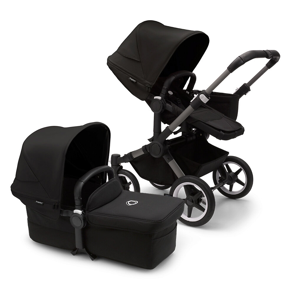 Коляска 2в1 Bugaboo Donkey 5 Mono Graphite, цвет Midnight Black