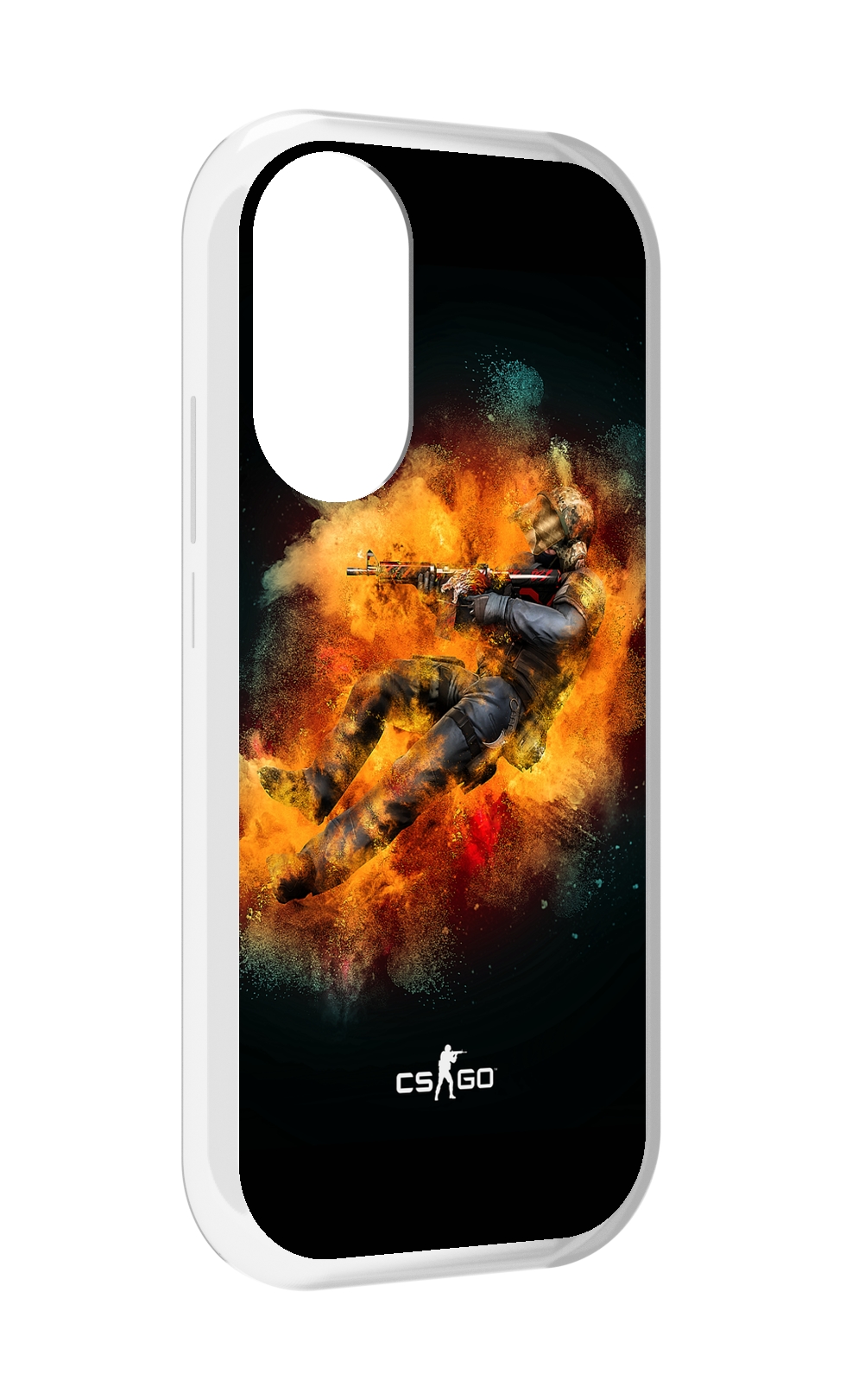 

Чехол MyPads CS-go-Контр-террорист мужской для Honor X7, Прозрачный, Tocco