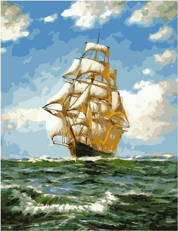 

Картина по номерам Paintboy (Premium) Морское путешествие