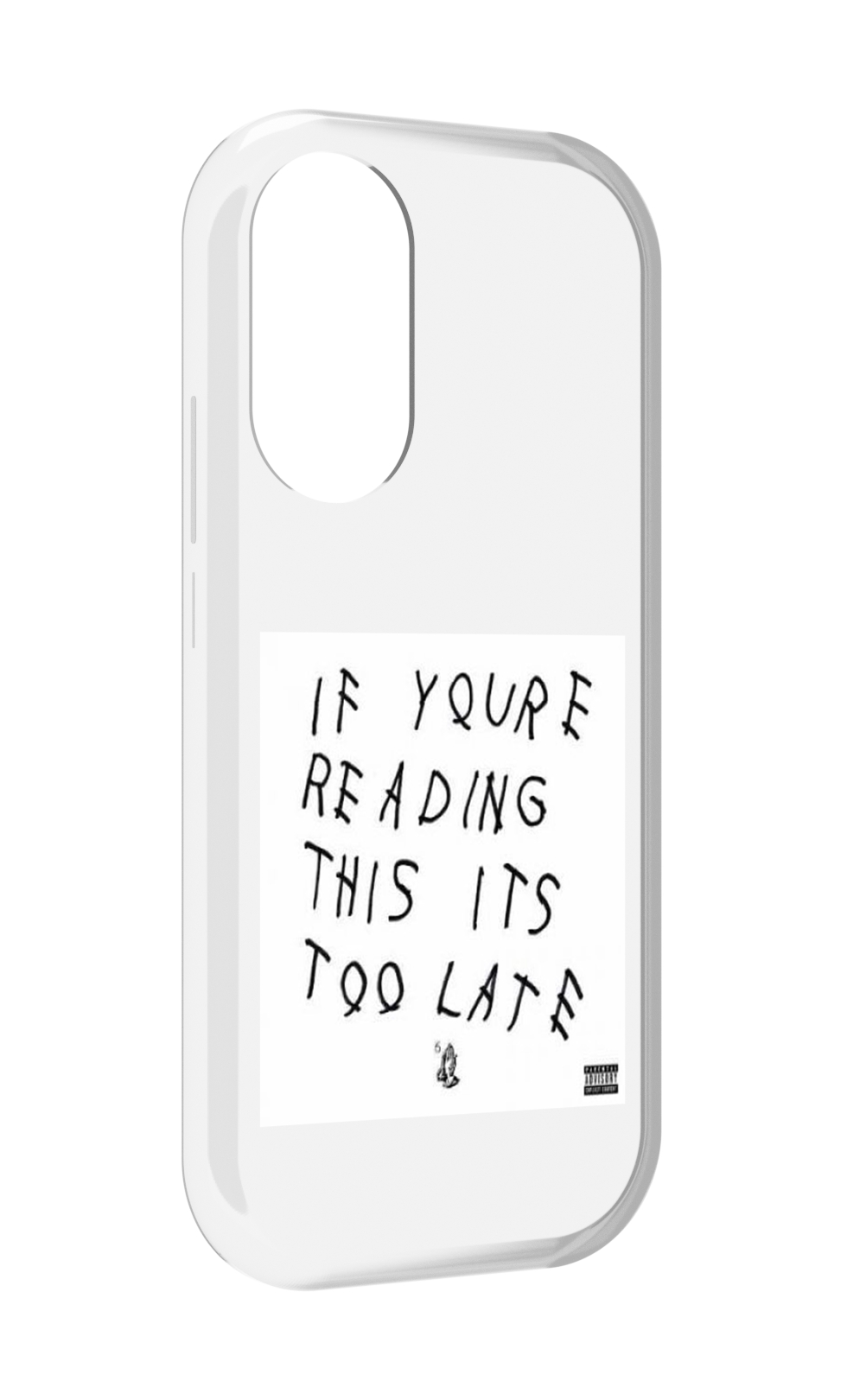 

Чехол MyPads Drake - If You’re Reading This It’s Too Late для Honor X7, Прозрачный, Tocco