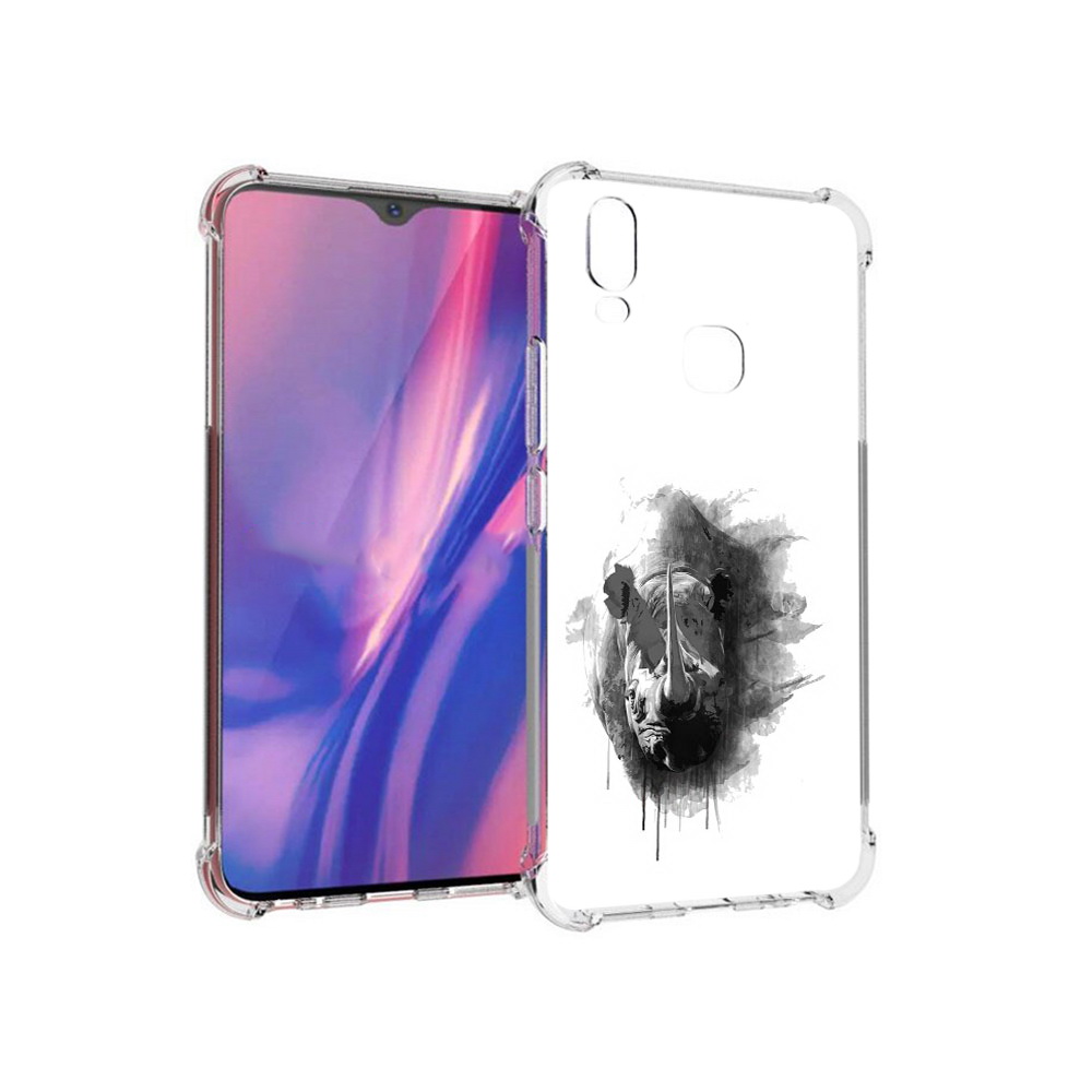 

Чехол MyPads Tocco для Vivo Y11 носорог (PT144890.422.523), Прозрачный, Tocco