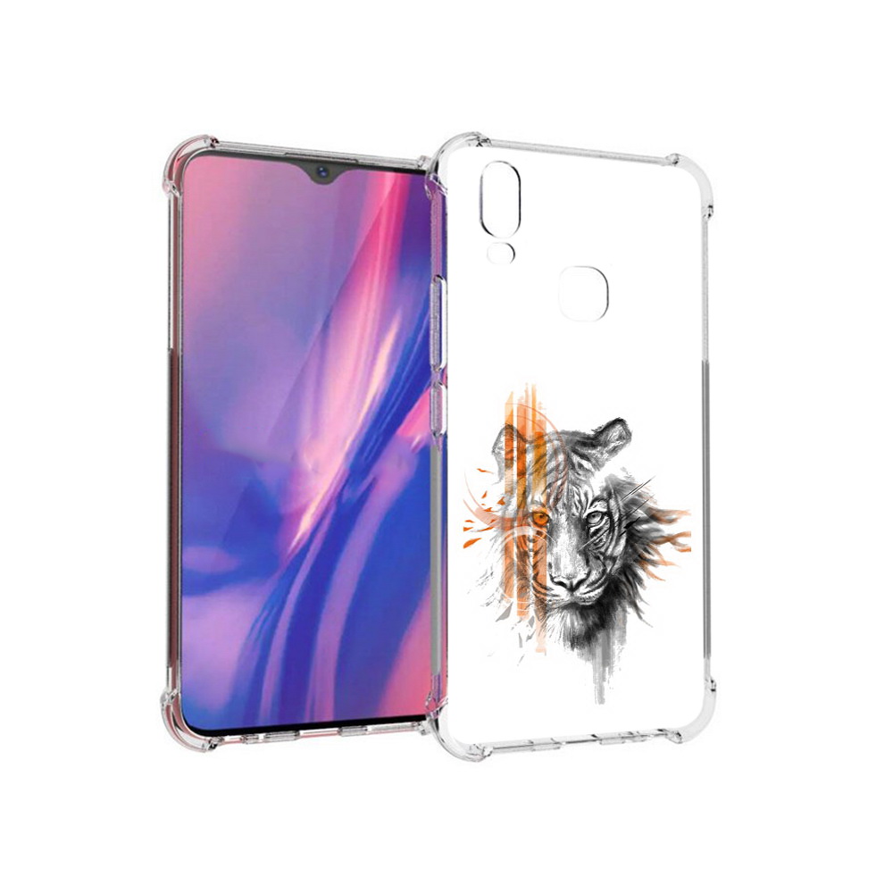 

Чехол MyPads Tocco для Vivo Y11 огненный тигр (PT144890.422.526), Прозрачный, Tocco