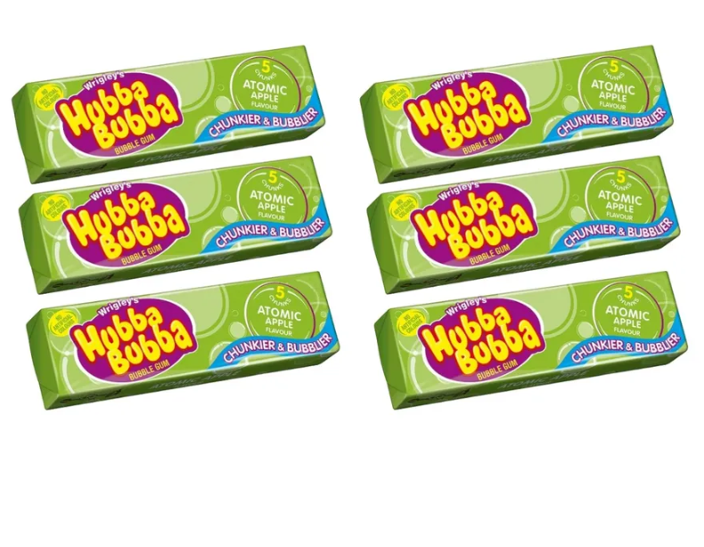 Жевательная резинка Hubba Bubba Яблоко, 35 г х 6 шт