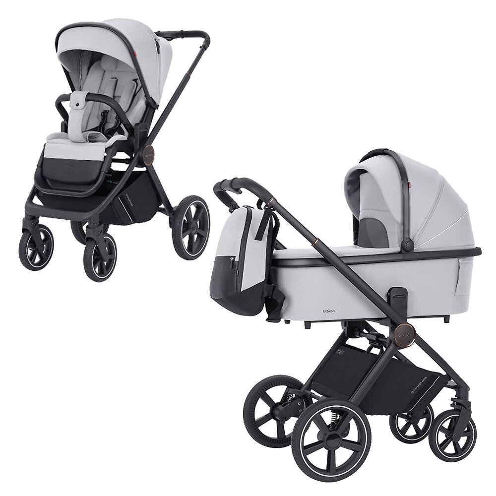

Коляска 2в1 Carrello Ultimo, цвет Arctic Grey / Black Frame, Ultimo