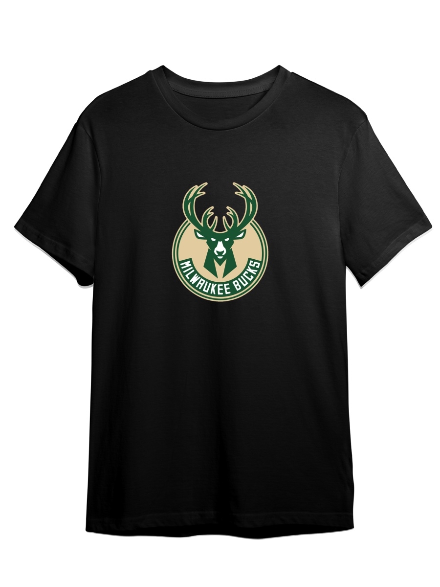 фото Футболка унисекс сувенирshop баскетбол/nba/milwaukee bucks 24 черный 2xl