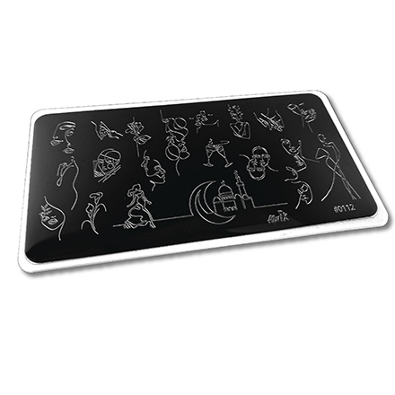 

Пластина для стемпинга AWIX Professional, №112, Прозрачный