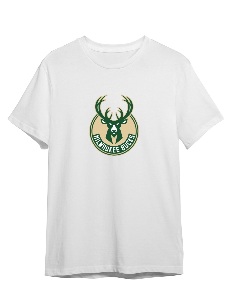 фото Футболка унисекс сувенирshop баскетбол/nba/milwaukee bucks 24 белый 2xl