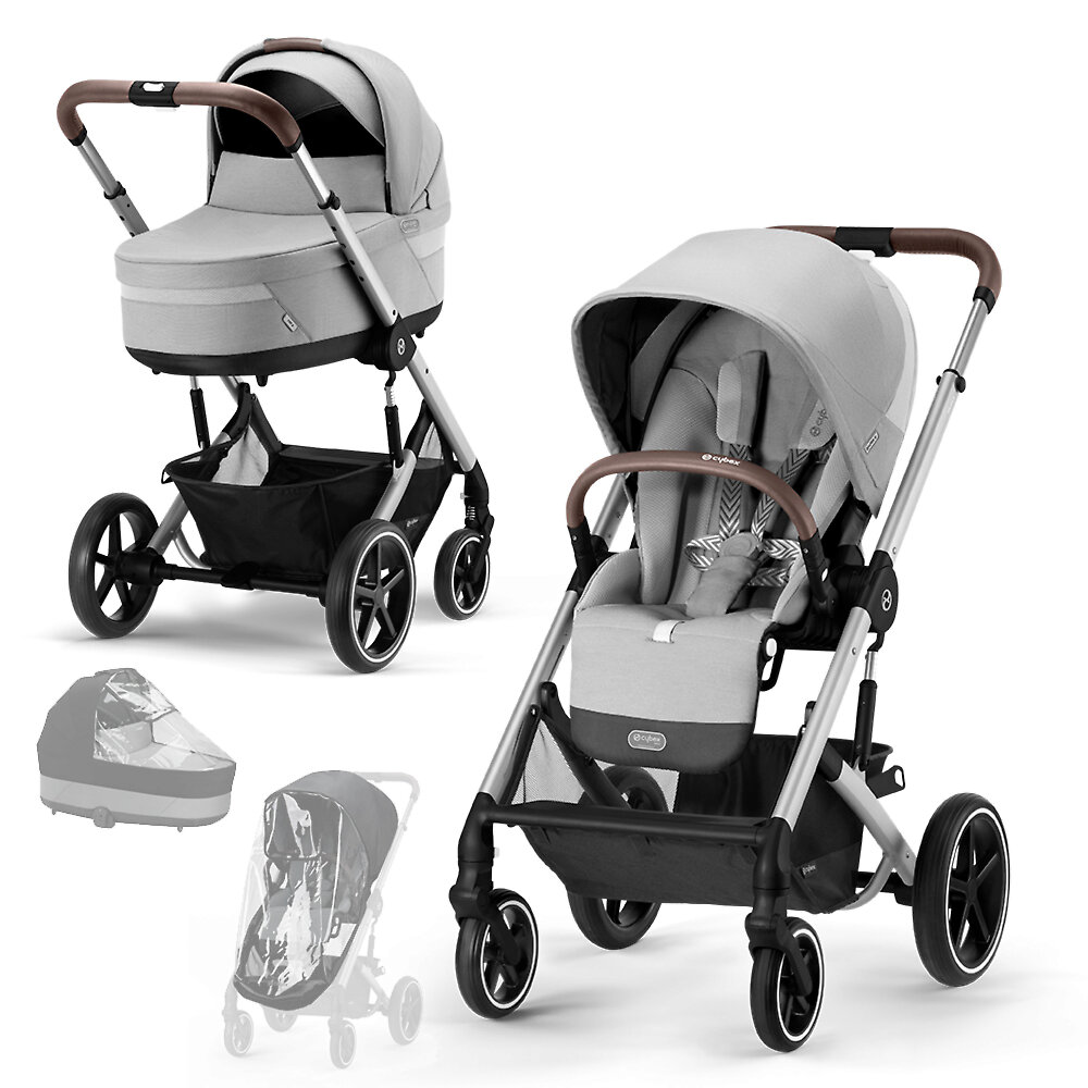 

Коляска 2в1 Cybex Balios S Lux, цвет Lava Grey SLV RC / CRC, Balios S Lux