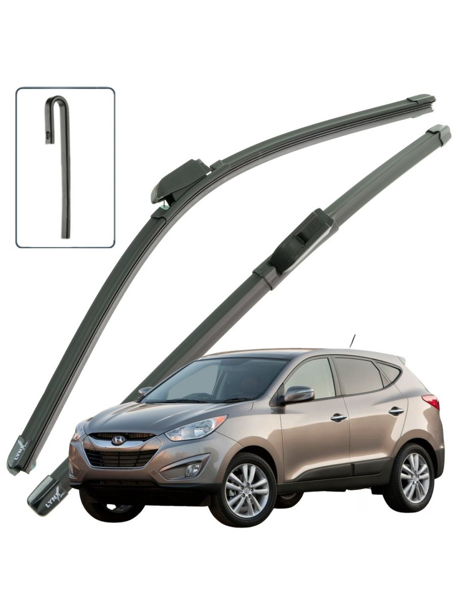 

Дворники LYNXauto Hyundai Tucson LM бескаркасные