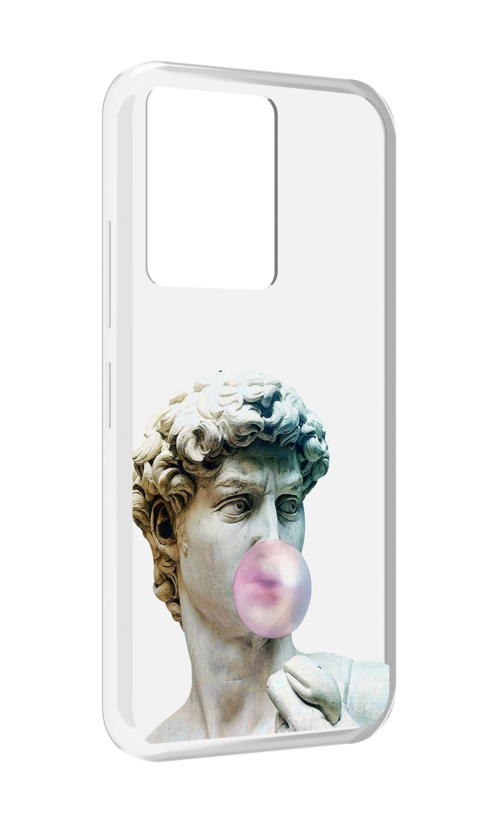 

Чехол MyPads статуя-с-жвачкой для Infinix Note 12 5G X671 / Note 12 Pro 5G, Прозрачный, Tocco