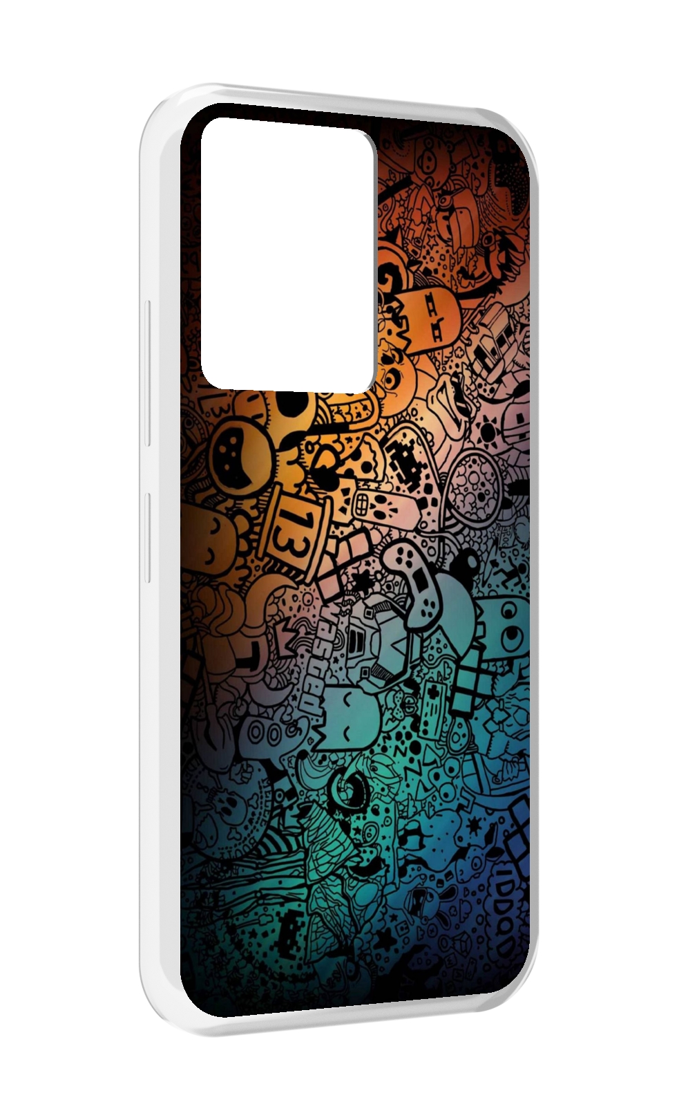 

Чехол MyPads стикеты в тени для Infinix Note 12 5G X671 / Note 12 Pro 5G, Прозрачный, Tocco
