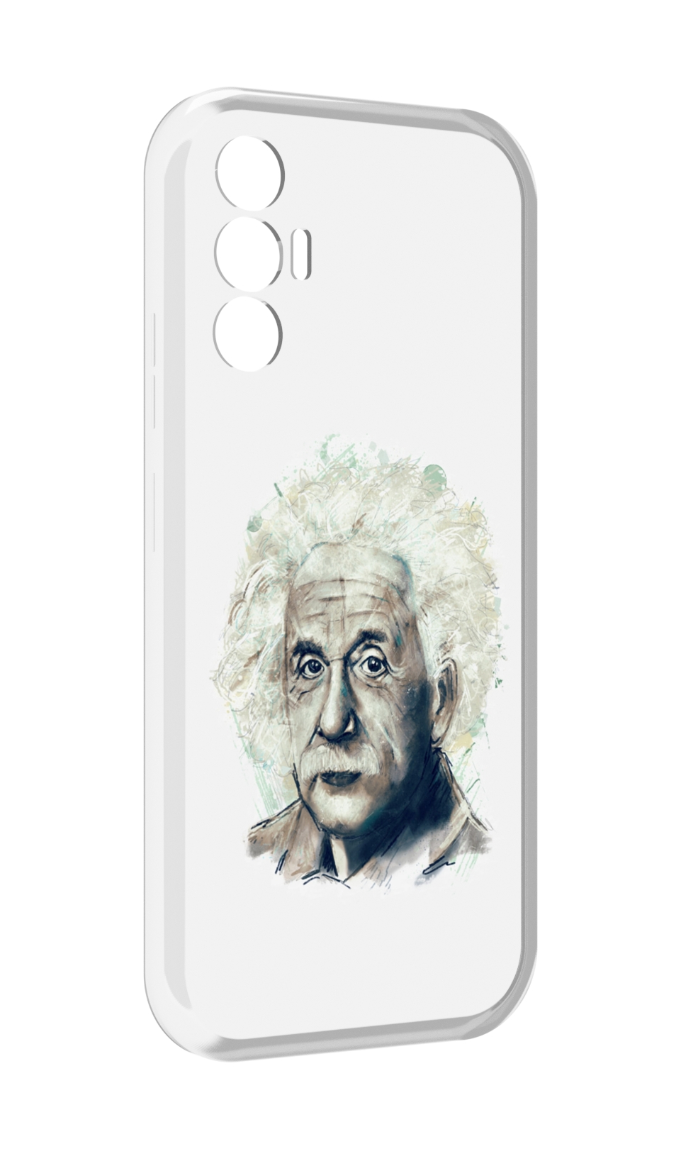 

Чехол MyPads Альберт энштейн для Tecno Pova 3, Прозрачный, Tocco