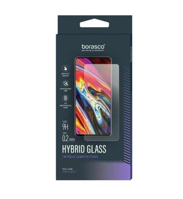

Защитное стекло BoraSCO Hybrid Glass для Apple iPhone 13 Pro Max