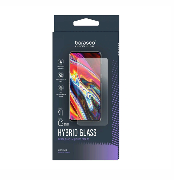 

Защитное стекло BoraSCO Hybrid Glass для Xiaomi Poco X3 GT