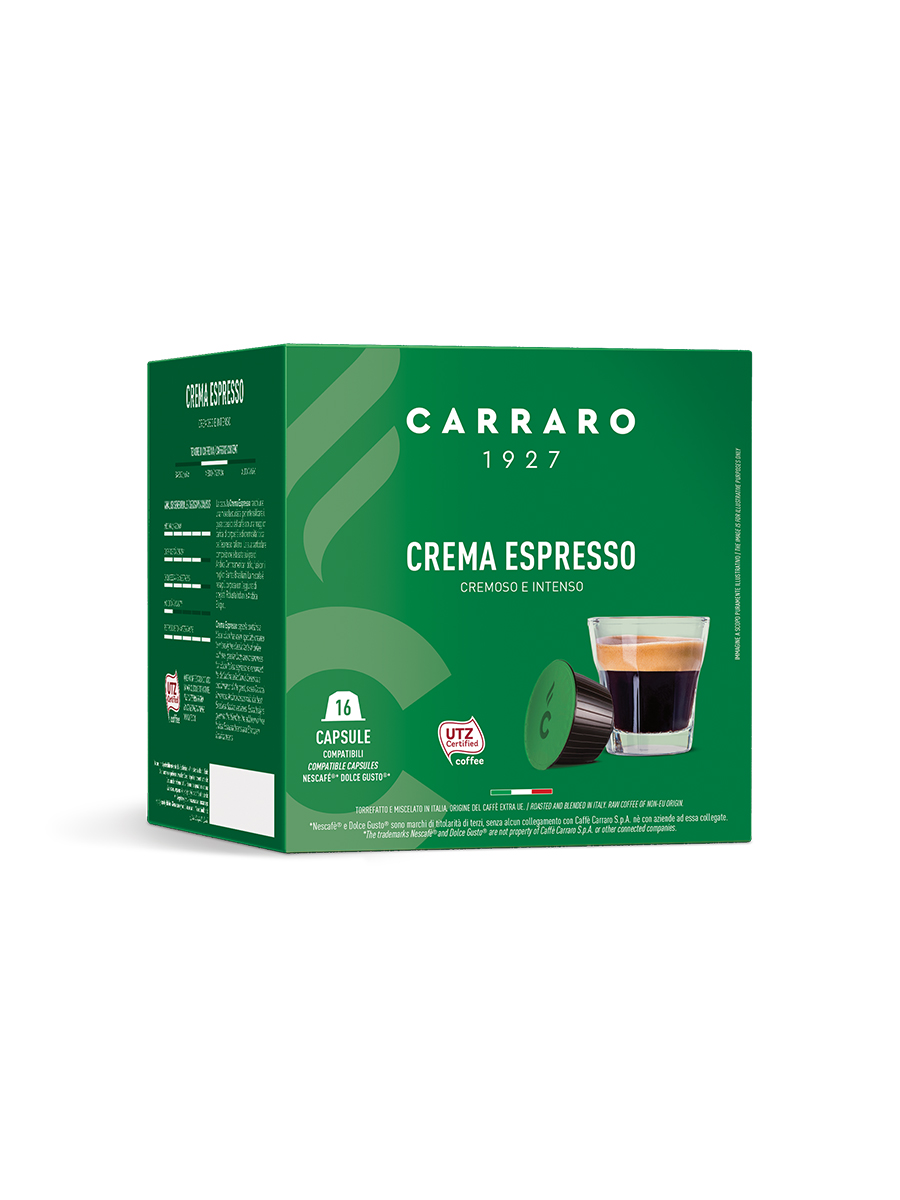 фото Кофе в капсулах системы dolce gusto carraro crema espresso 16 шт.