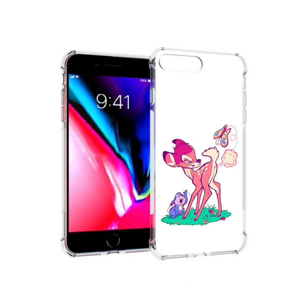

Чехол MyPads Tocco для Apple iPhone 8 Plus смешной олененок (PT70866.609.610), Прозрачный, Tocco