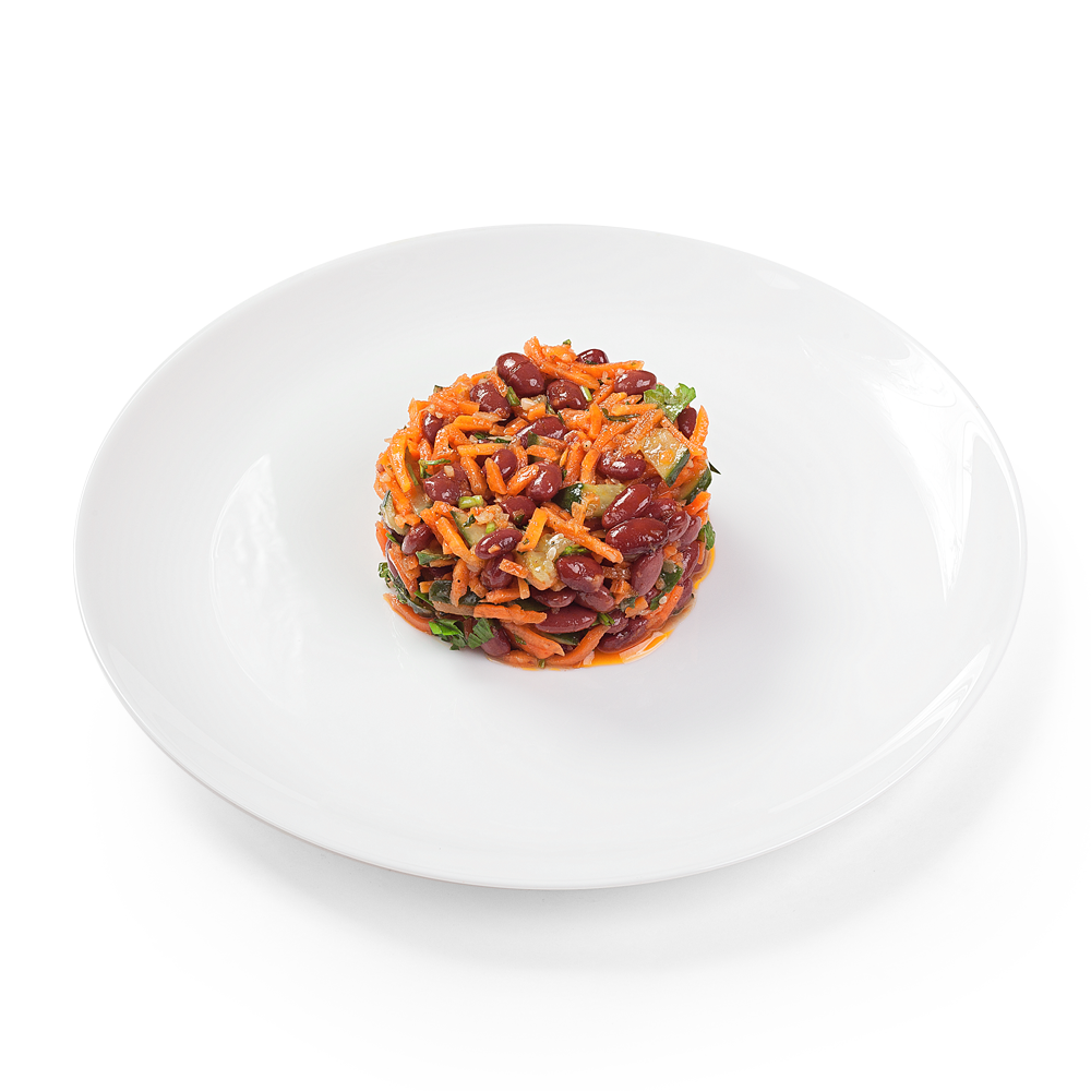 

Салат Домашняя Кухня из фасоли +-100 г