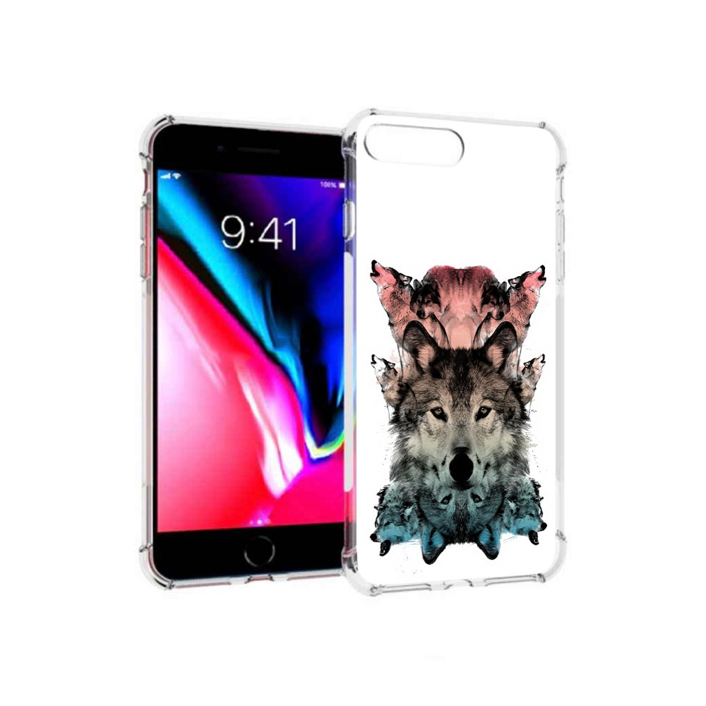 

Чехол MyPads Tocco для Apple iPhone 8 Plus стая (PT70866.609.624), Прозрачный, Tocco
