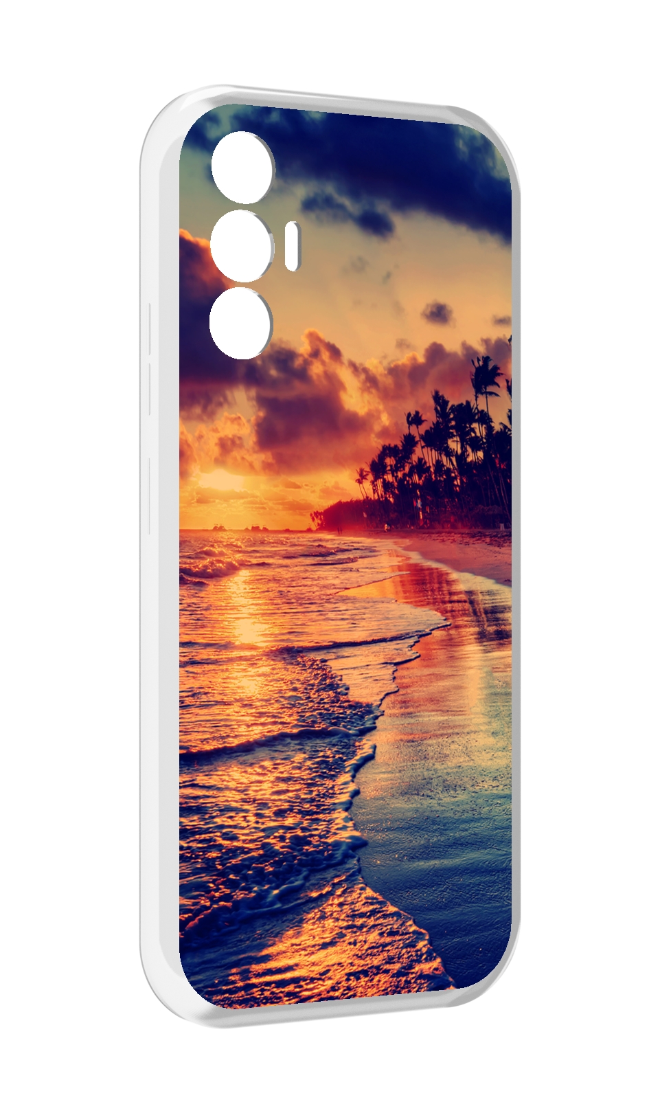 

Чехол MyPads Берег для Tecno Pova 3, Прозрачный, Tocco