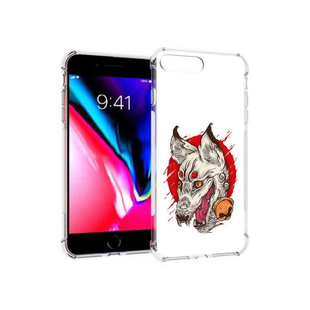 

Чехол MyPads Tocco для Apple iPhone 8 Plus страшная собака (PT70866.609.627), Прозрачный, Tocco