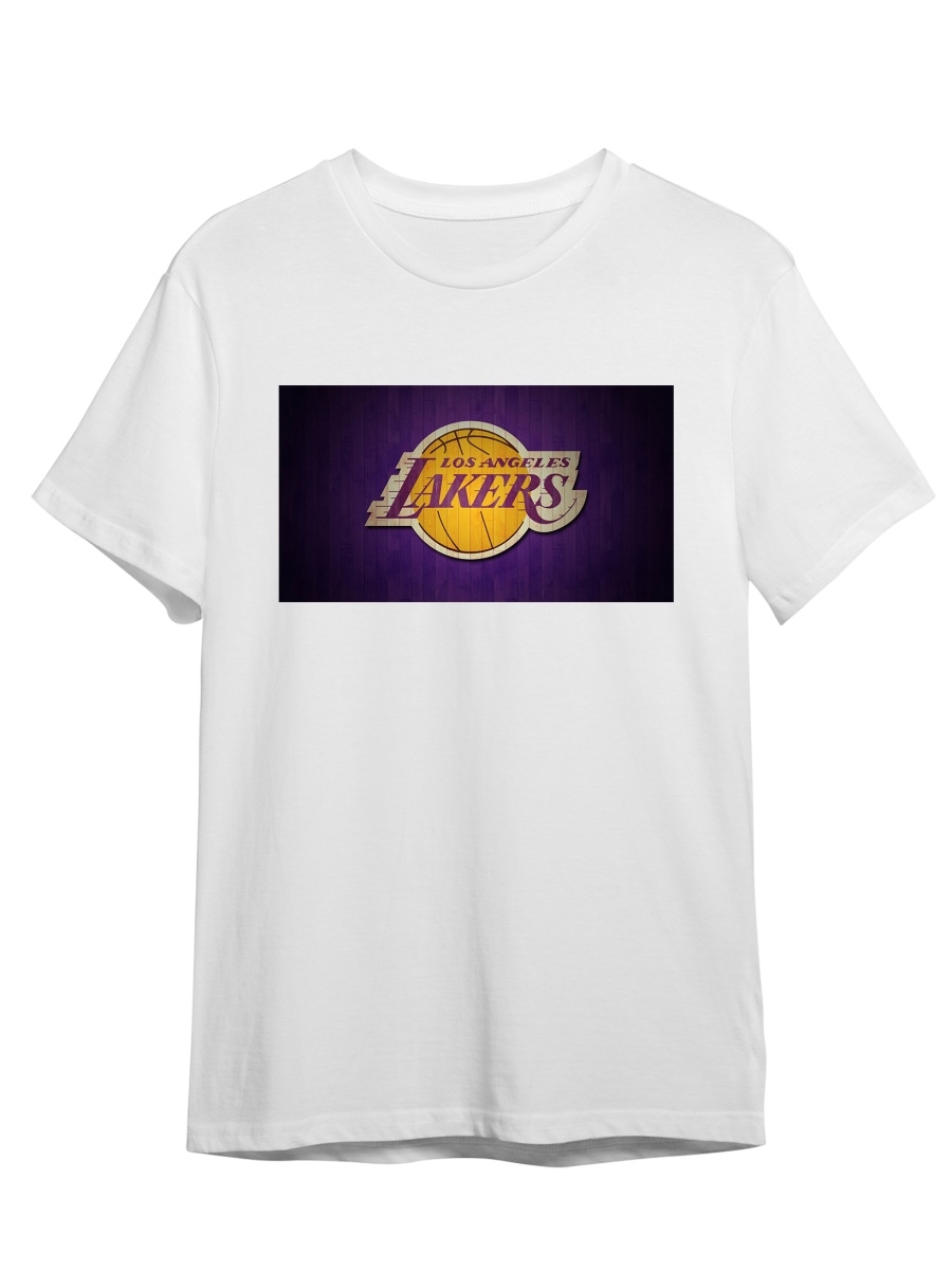 Футболка унисекс СувенирShop Баскетбол/NBA/LA Lakers 5 белая 2XL (52-54)