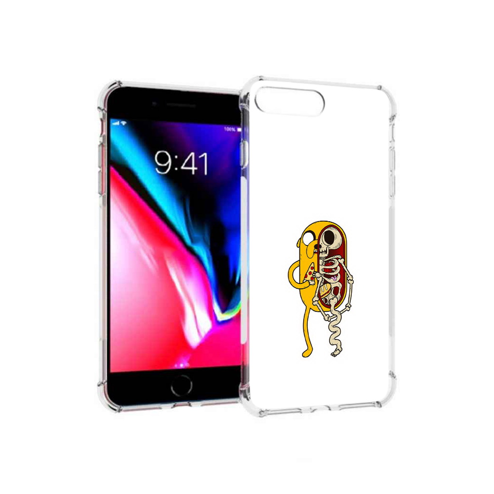 

Чехол MyPads Tocco для Apple iPhone 8 Plus Джейк скелет (PT70866.609.64), Прозрачный, Tocco