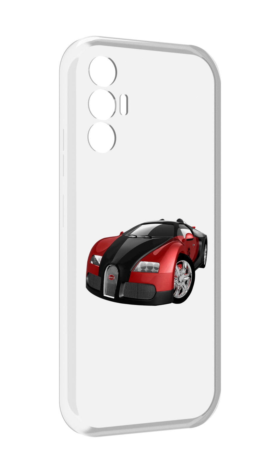 

Чехол MyPads Бука мужской для Tecno Pova 3, Прозрачный, Tocco