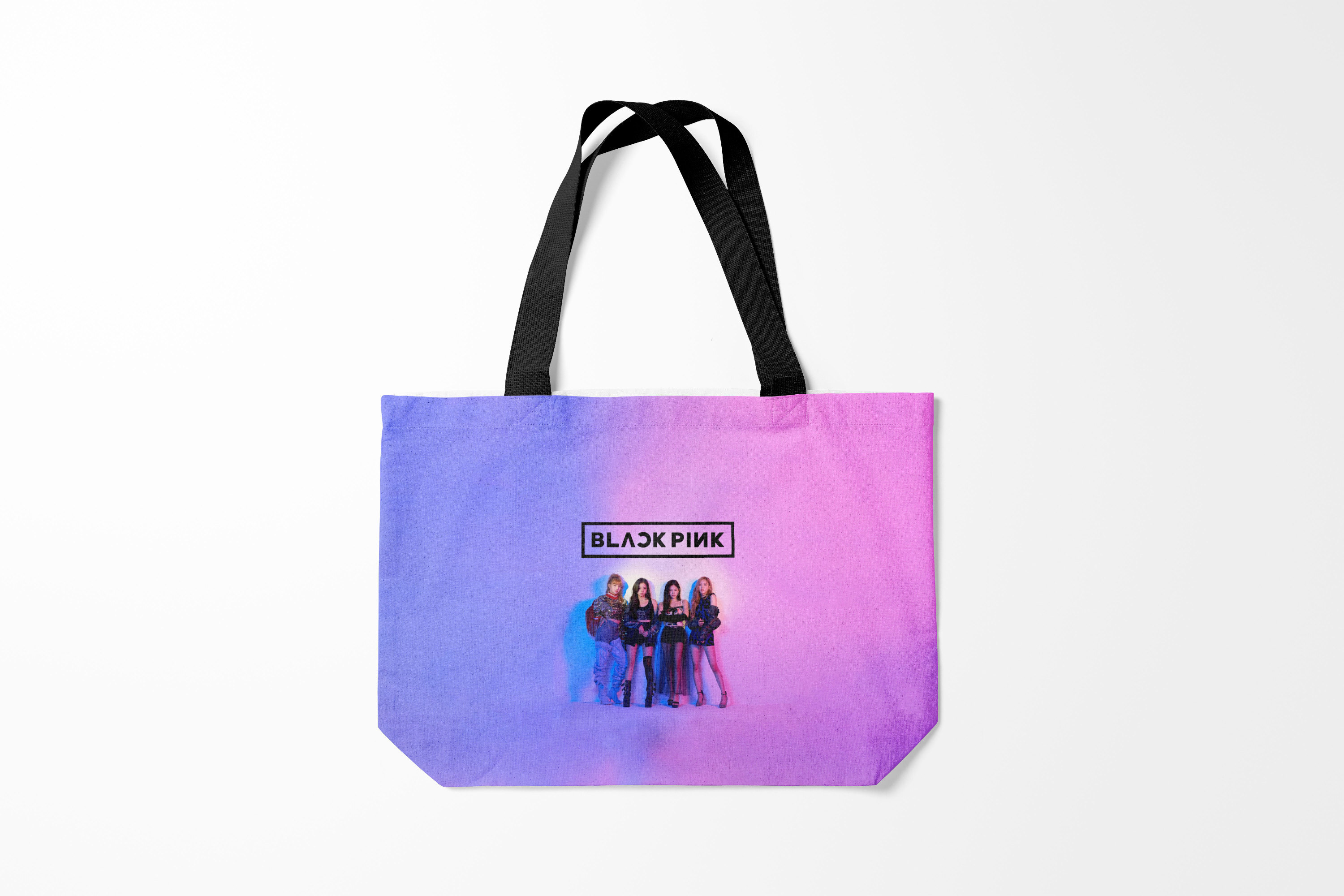 

Сумка шoппер унисекс Burnettie BLACKPINK, розовый, BLACKPINK