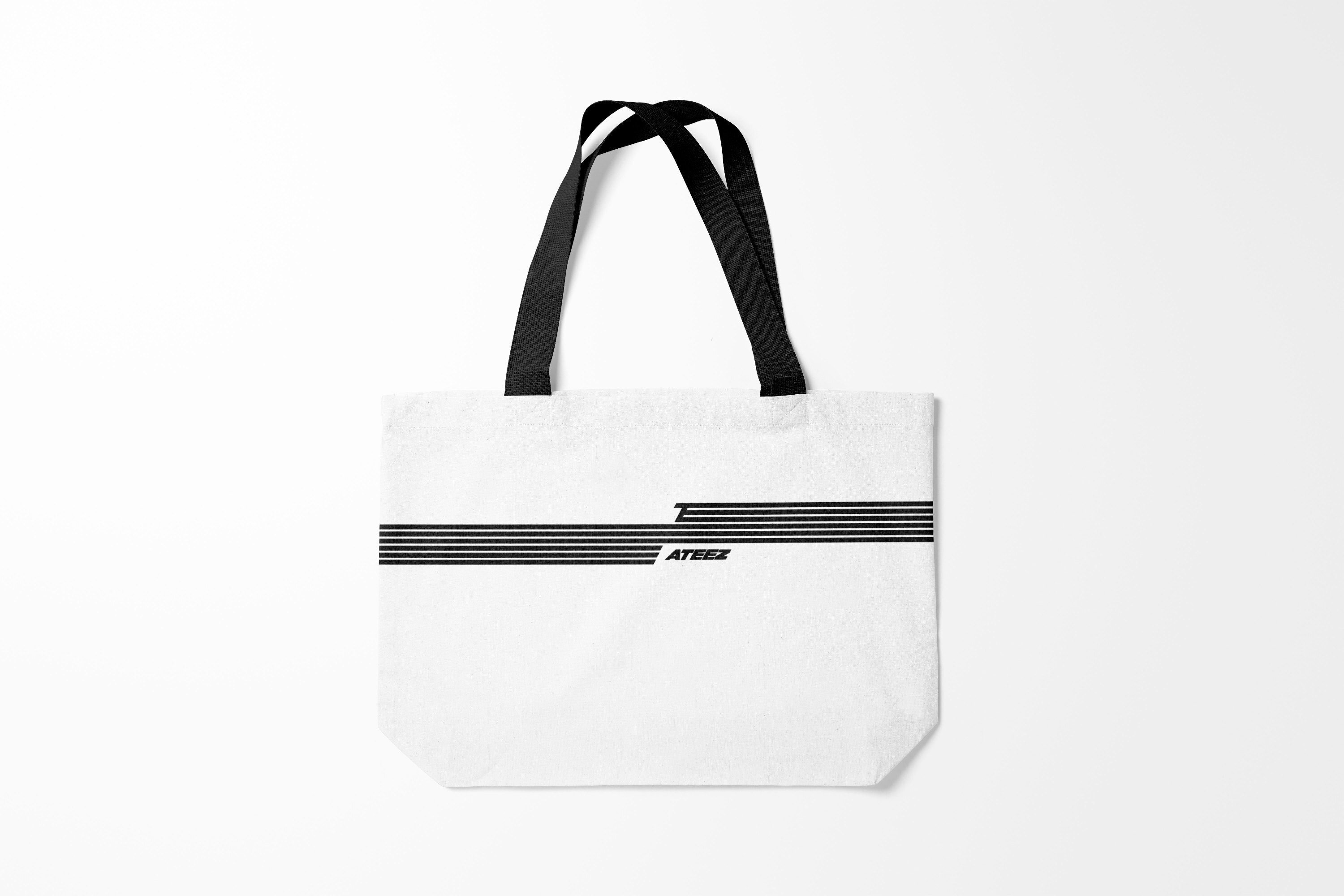 

Сумка шoппер унисекс Burnettie Ateez, белый, Ateez