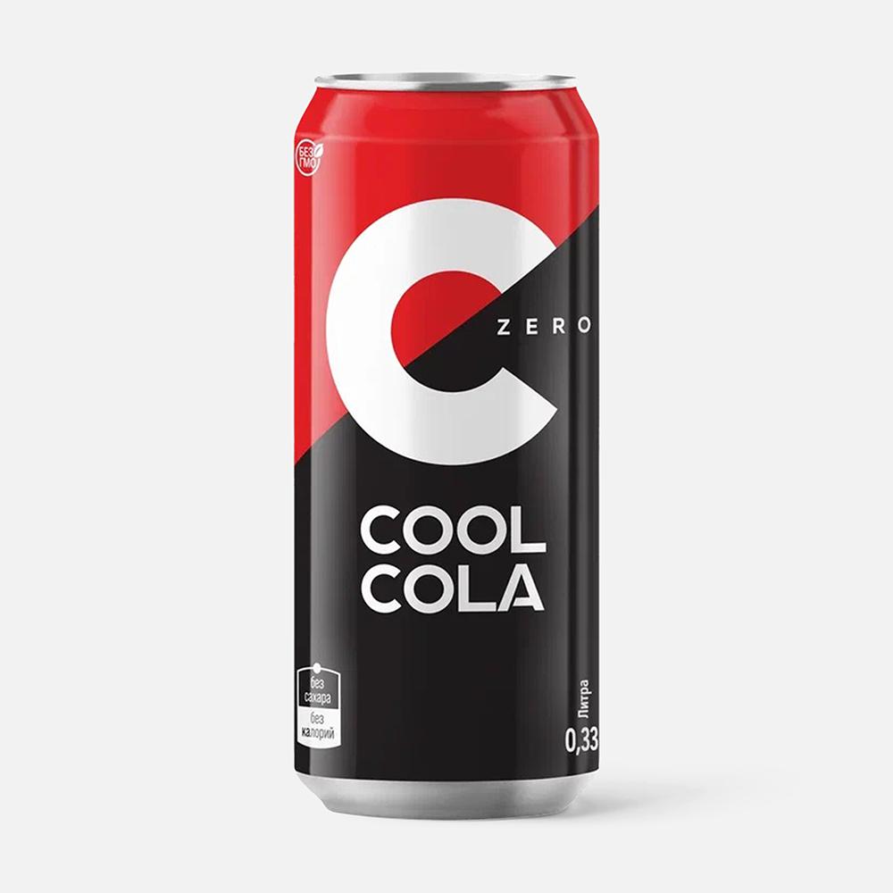 Напиток Coolcola Zero безалкогольный, сильногазированный, без сахара, 330 мл