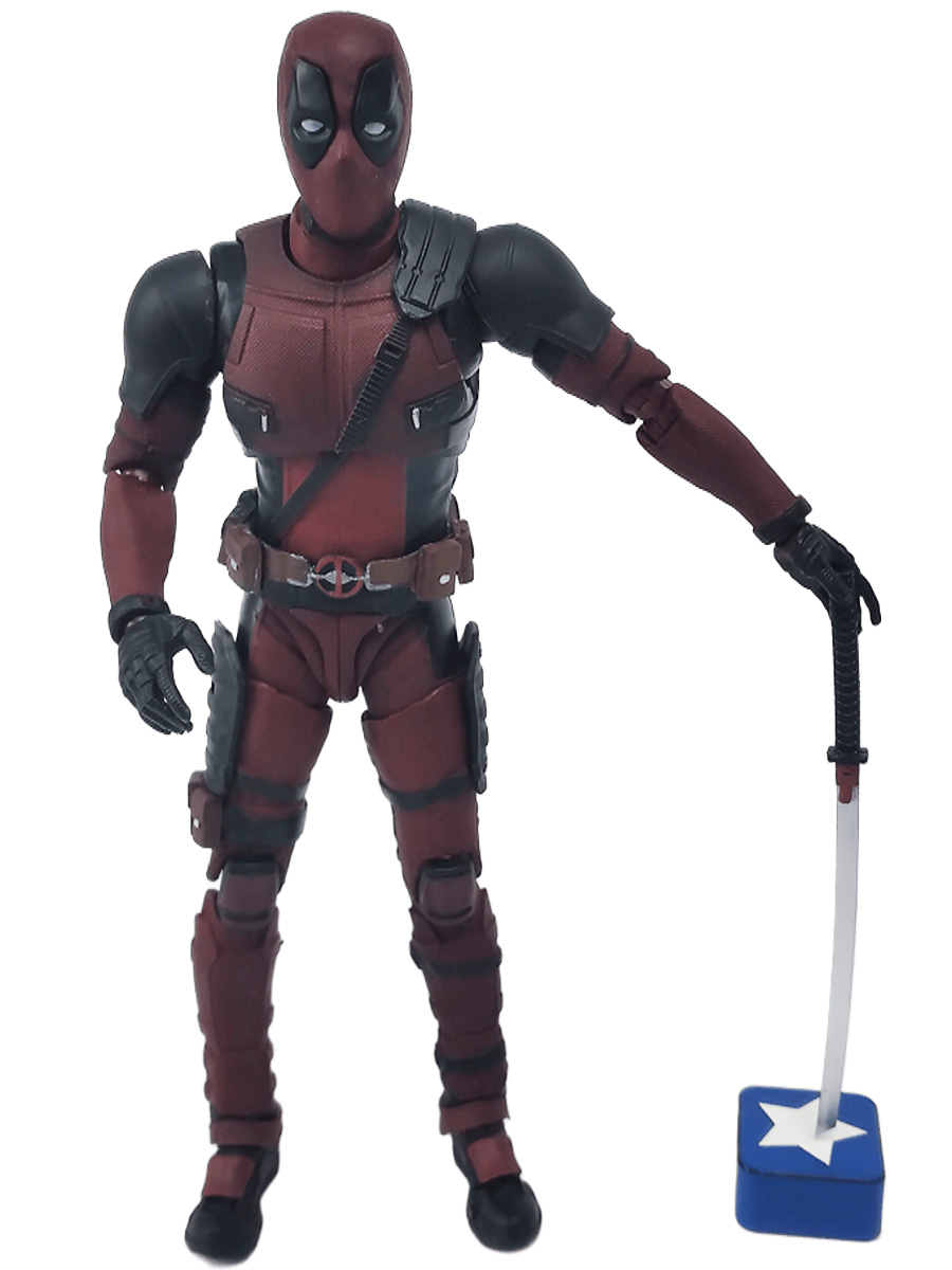 Фигурка StarFriend Deadpool Marvel подвижная оружие сменные кисти и глаза 15 см 3780₽