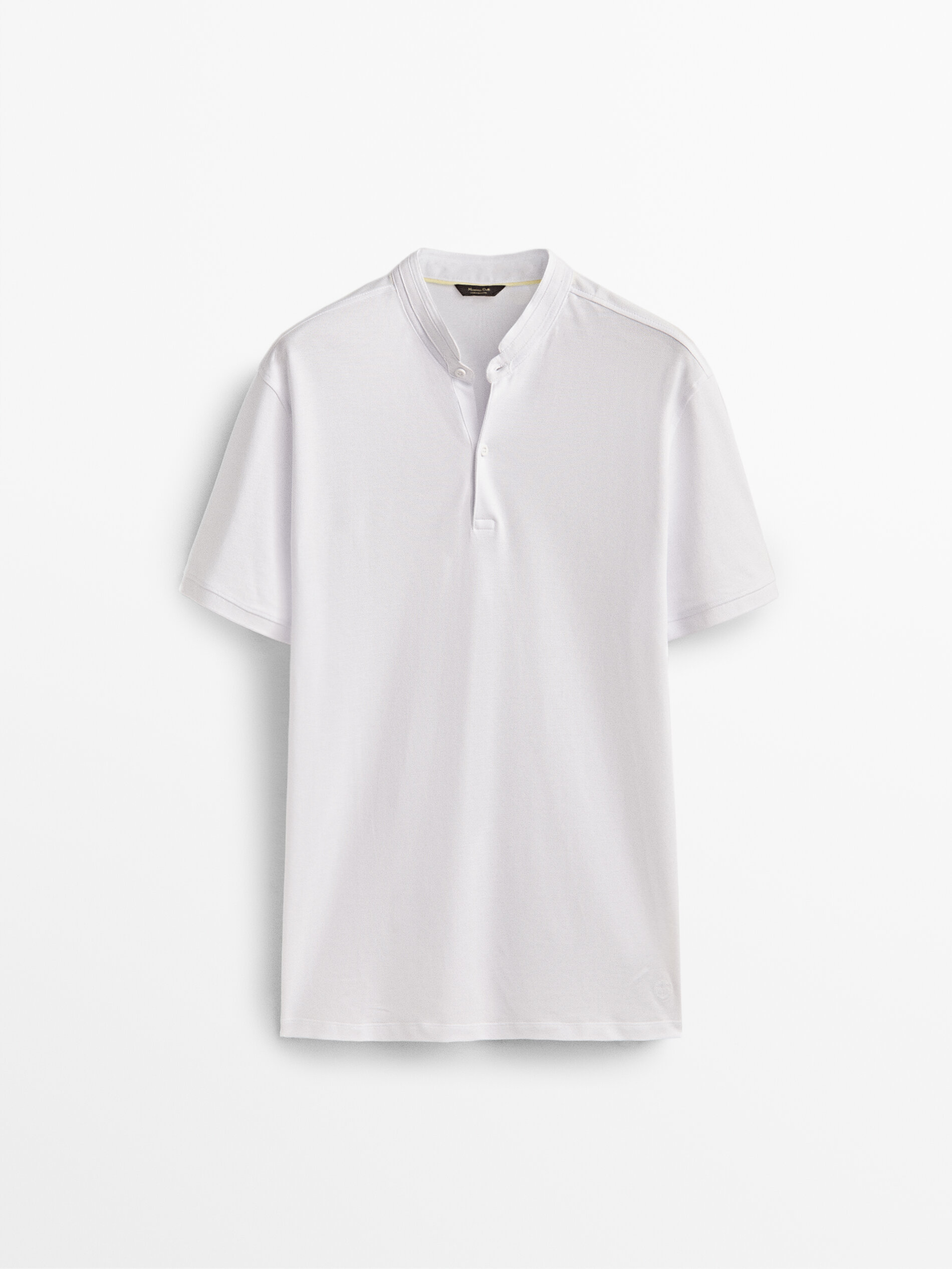 

Футболка мужская Massimo Dutti 00726300250 белая 2XL, 00726300250
