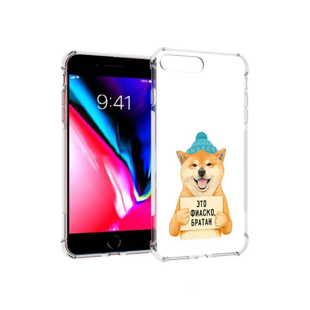 

Чехол MyPads Tocco для Apple iPhone 8 Plus фиаско (PT70866.609.656), Прозрачный, Tocco