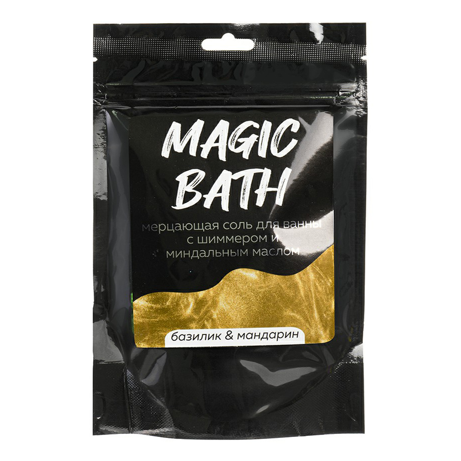 фото Мерцающая соль для ванны magic bath с шиммером и миндальным маслом 250 г в ассортименте nobrand