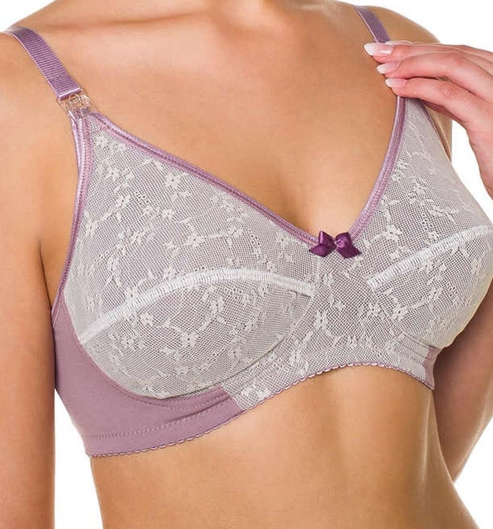 

Бюстгальтер ФЭСТ цв.сиреневый, кремовый ,р.85B, 1831