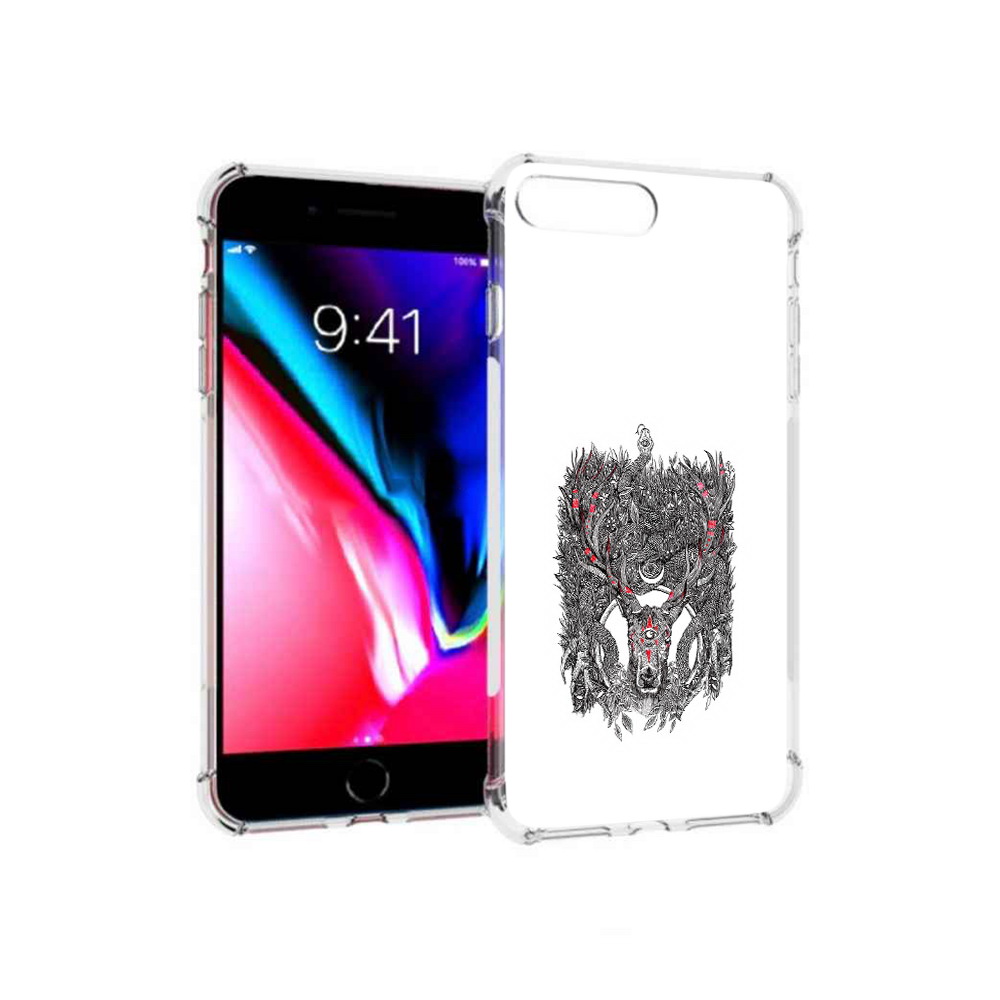 

Чехол MyPads Tocco для Apple iPhone 8 Plus Дизайнерские_676 (PT70866.609.67), Прозрачный, Tocco
