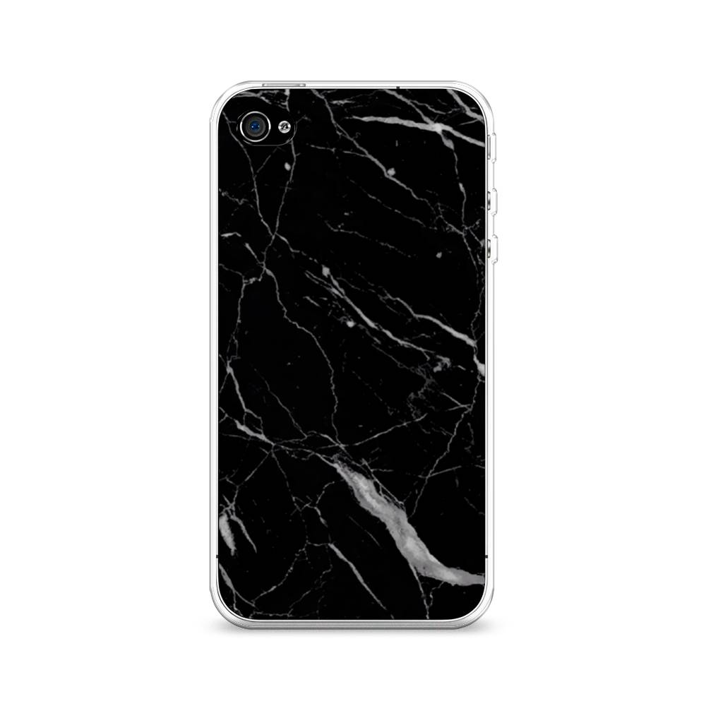 

Чехол Awog на Apple iPhone 4 / Айфон 4 "Черный минерал", 10150-3