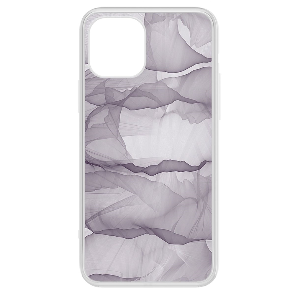 

Чехол-накладка Krutoff Clear Case Абстракт 1 для iPhone 12 Pro Max, Прозрачный
