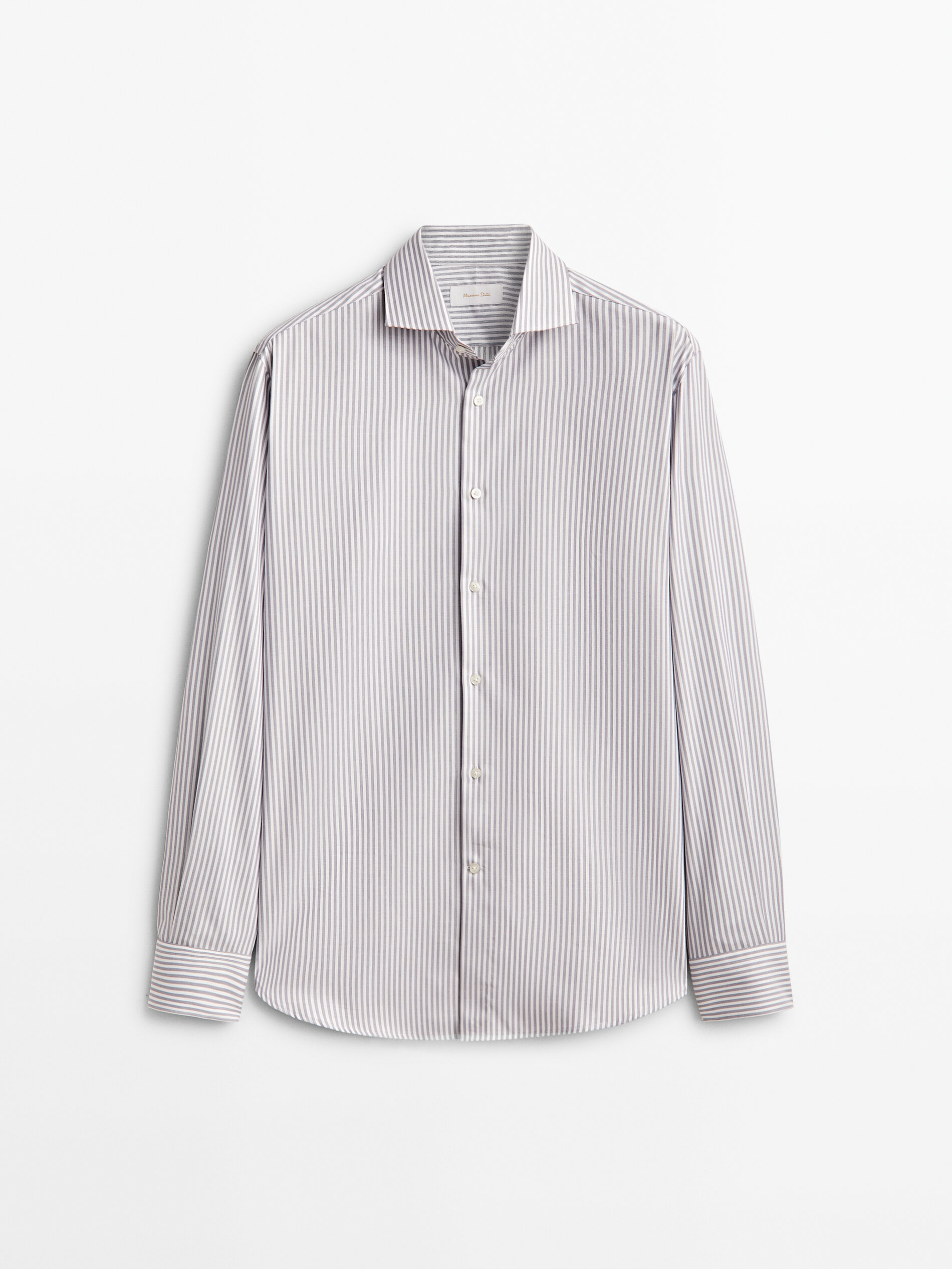 

Рубашка мужская Massimo Dutti 00134390401 синяя 42, 00134390401