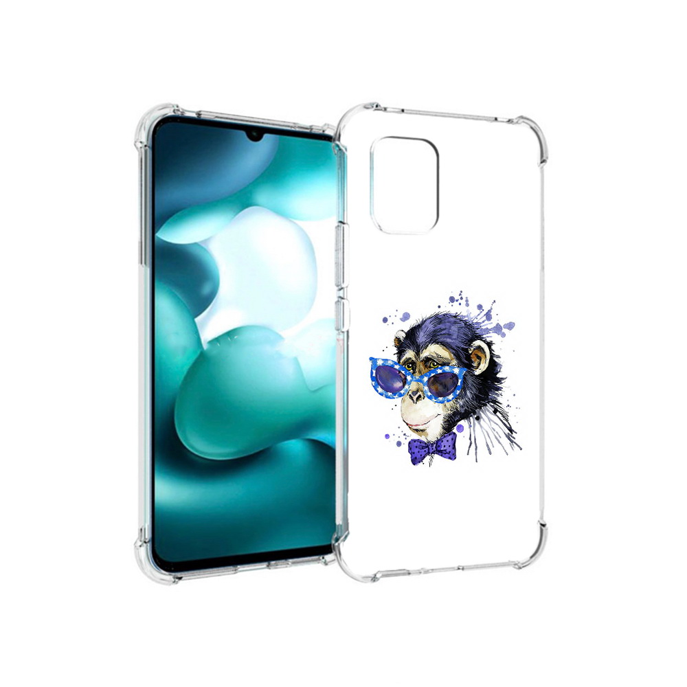 

Чехол MyPads Tocco для Xiaomi Mi 10 Lite акварельная обезьяна (PT150213.294.216), Прозрачный, Tocco