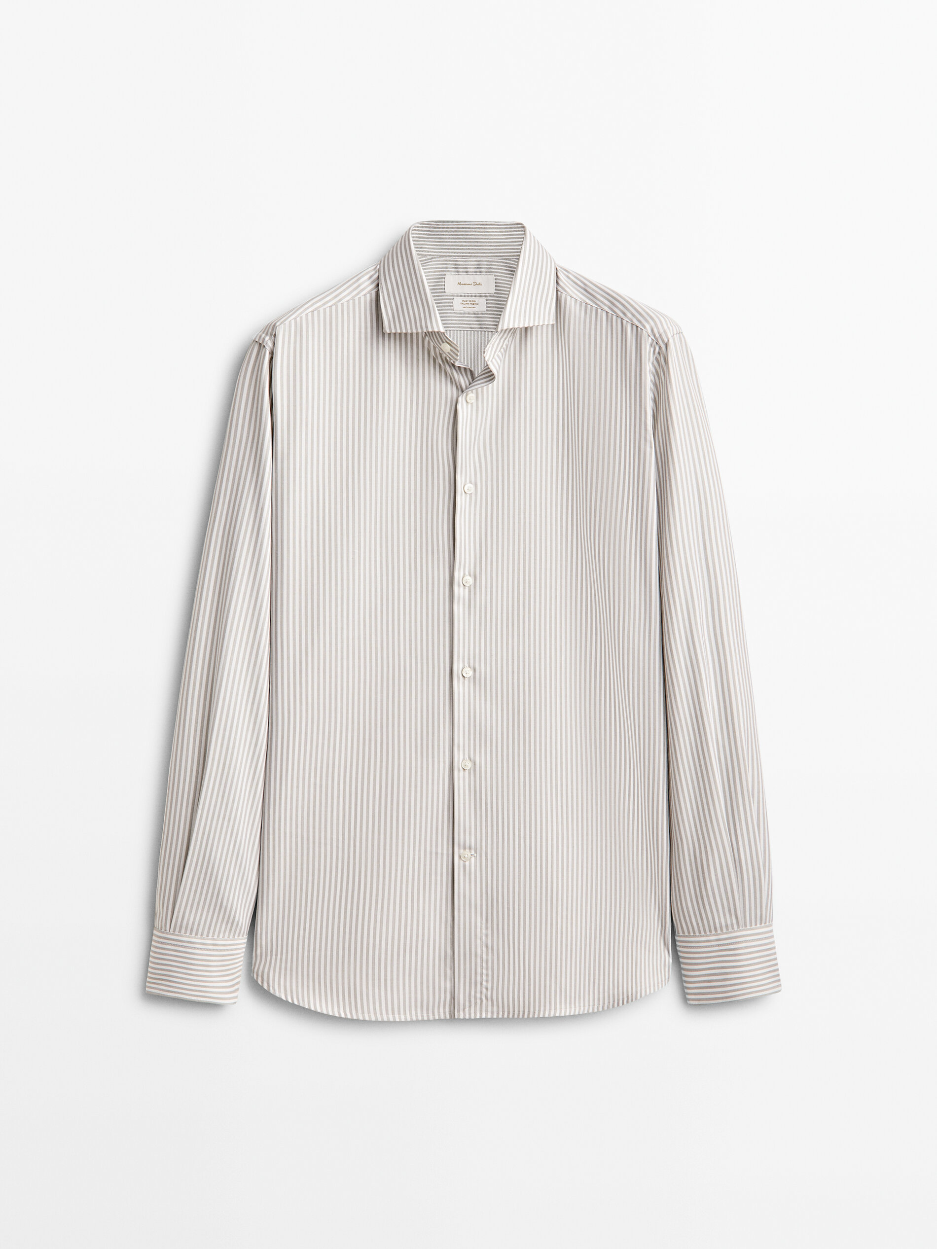 

Рубашка мужская Massimo Dutti 00134390514 зеленая 43, 00134390514