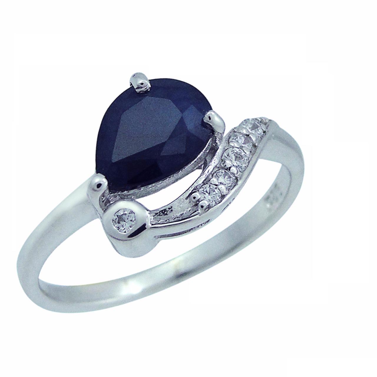 

Кольцо из серебра р.  Balex Jewellery 1405937275, сапфир\фианит, 1405937275