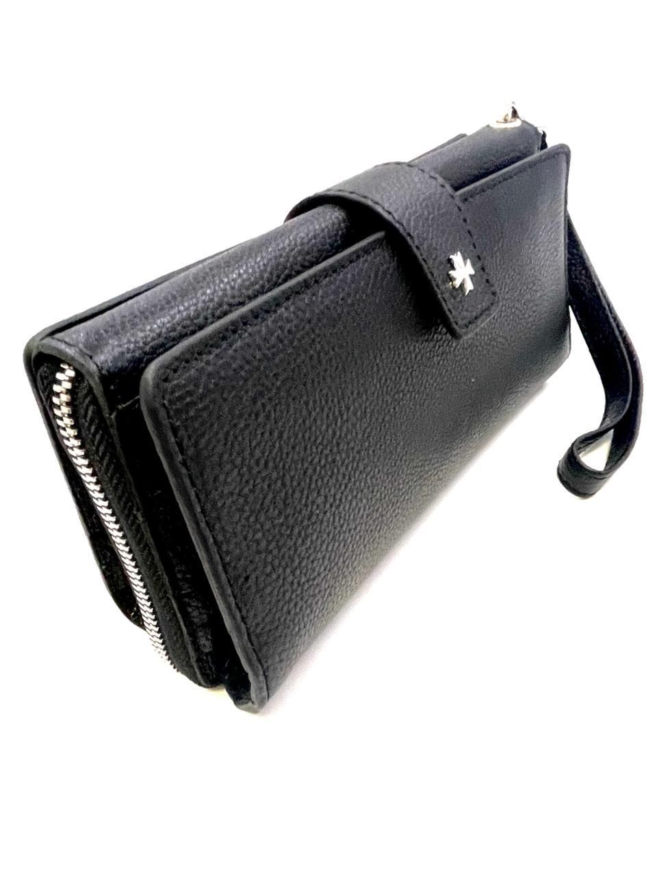 

Клатч мужской Narvin 9425 polo black, Черный, 9425